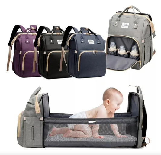 Bolso Pañalera Con Cambiador De Bebé