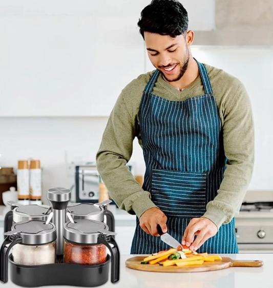 Condiméntero de 4 unidades cocina