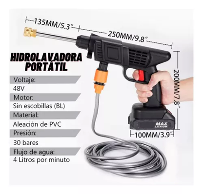Hidrolavadora Portátil 2 baterias