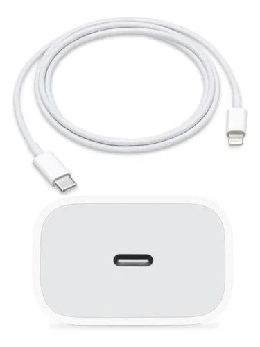 Cargador Iphone 25w Carga Rapida + Cable