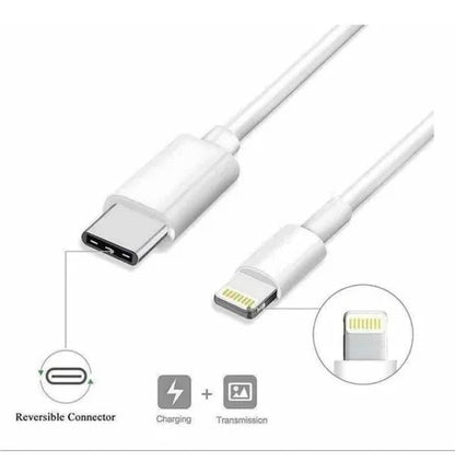 Cargador Iphone 25w Carga Rapida + Cable