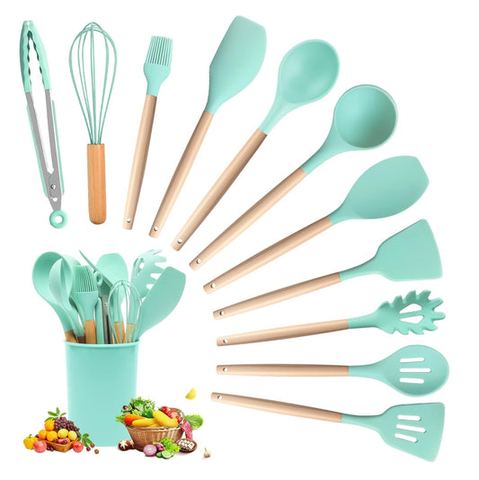 Utensilios Cocina Silicona Set por 12uds