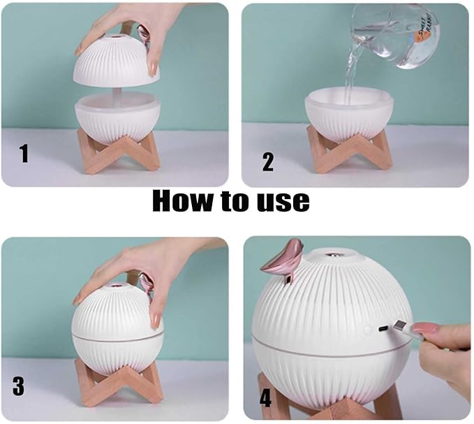 Lámpara Humidificador De Esfera