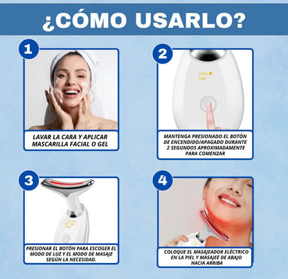 Masajeador facial - Reductor de arrugas