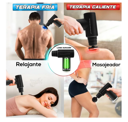 Masajeador Gun calor y frío