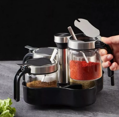 Condiméntero de 4 unidades cocina