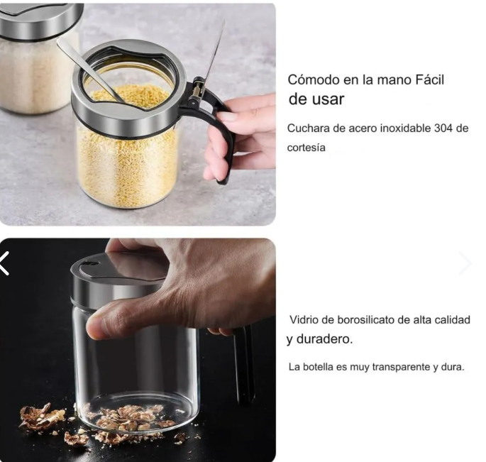 Condiméntero de 4 unidades cocina